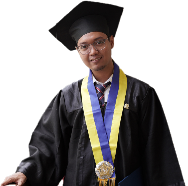 Azka graduate transparent cropped