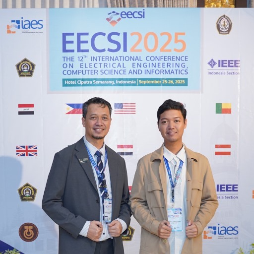 Picture with Mr. Imam, chairman of EECSI 2025- photo